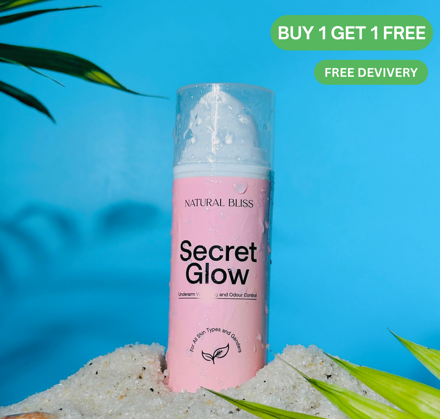 Secret Glow- Underarm Brightening & Smell Control Serum ( BUY 1 GET 1 FREE )